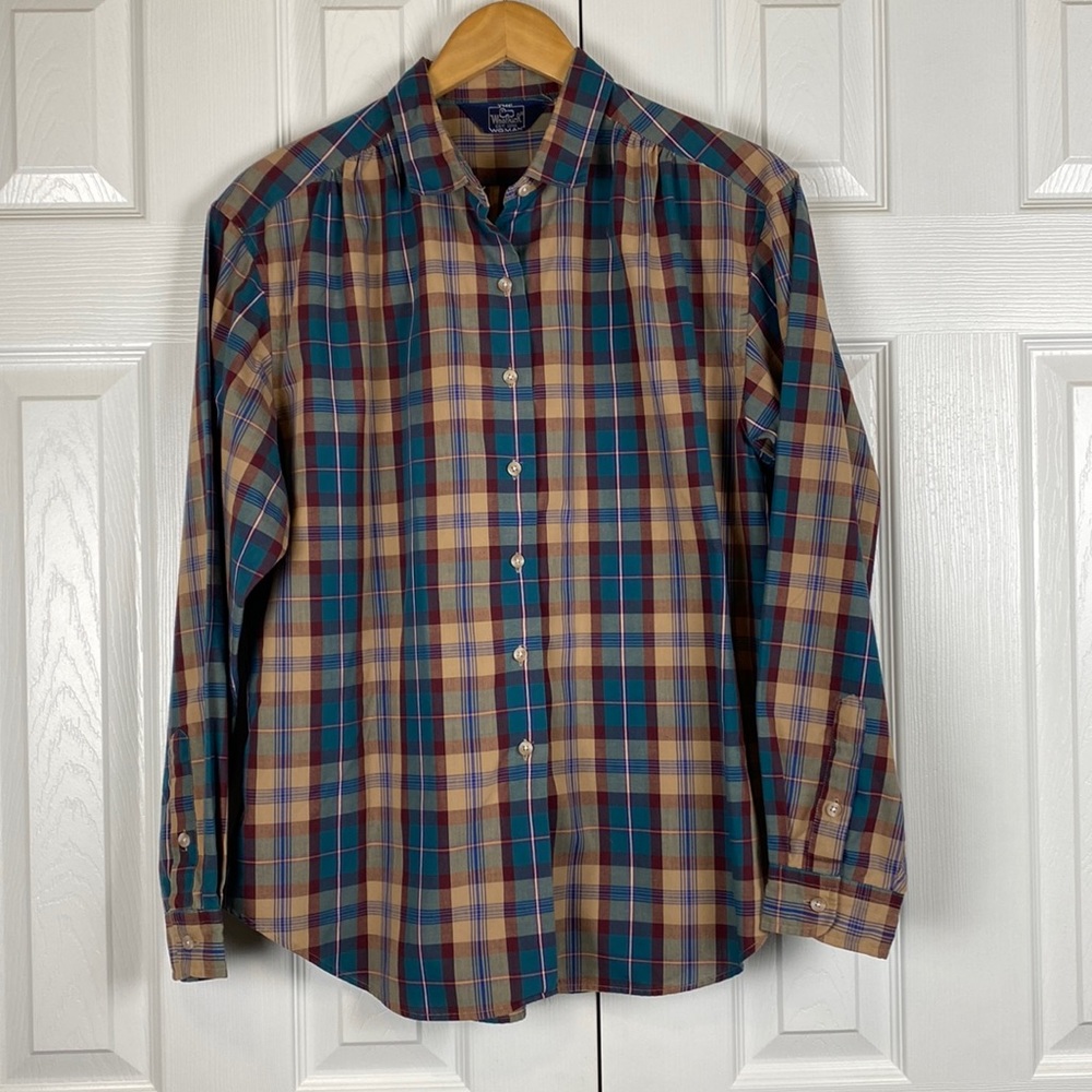 Woolrich Plaid women’s button down, XL